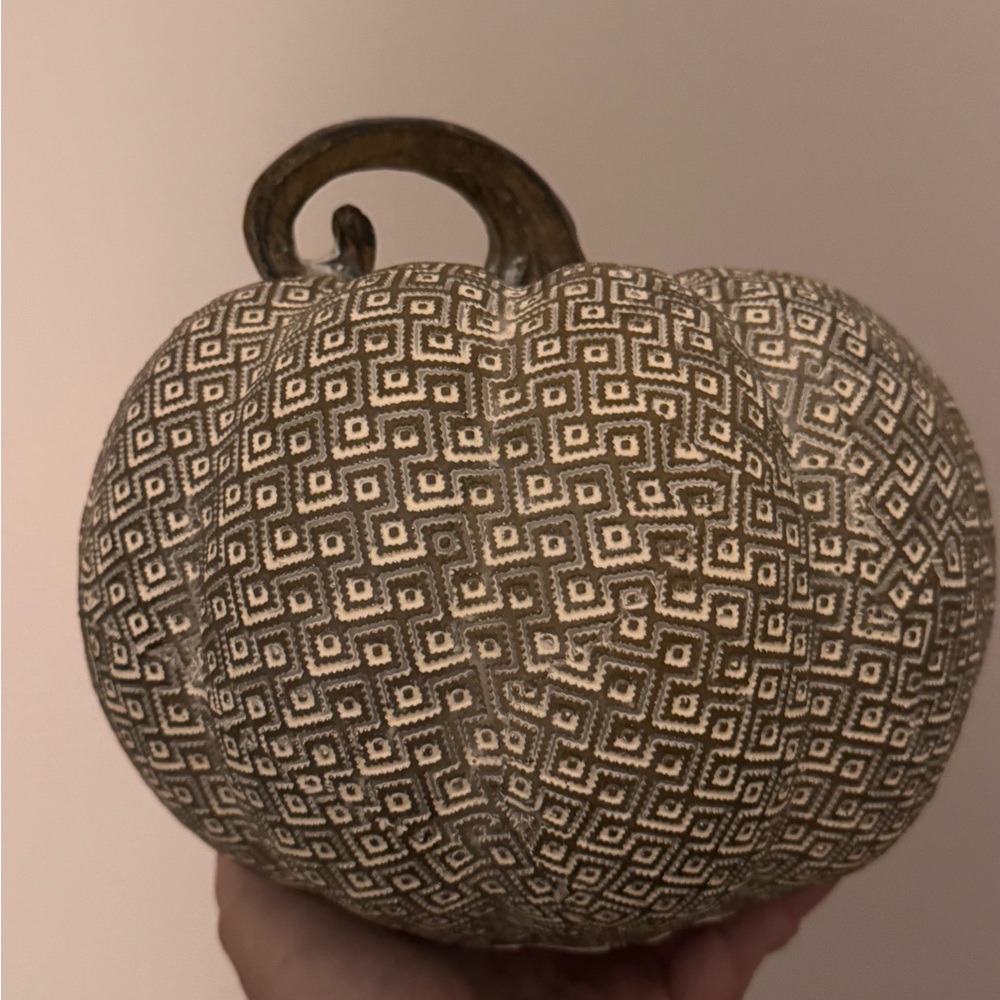 Decorative Patterned Pumpkin - Picture 2 of 2